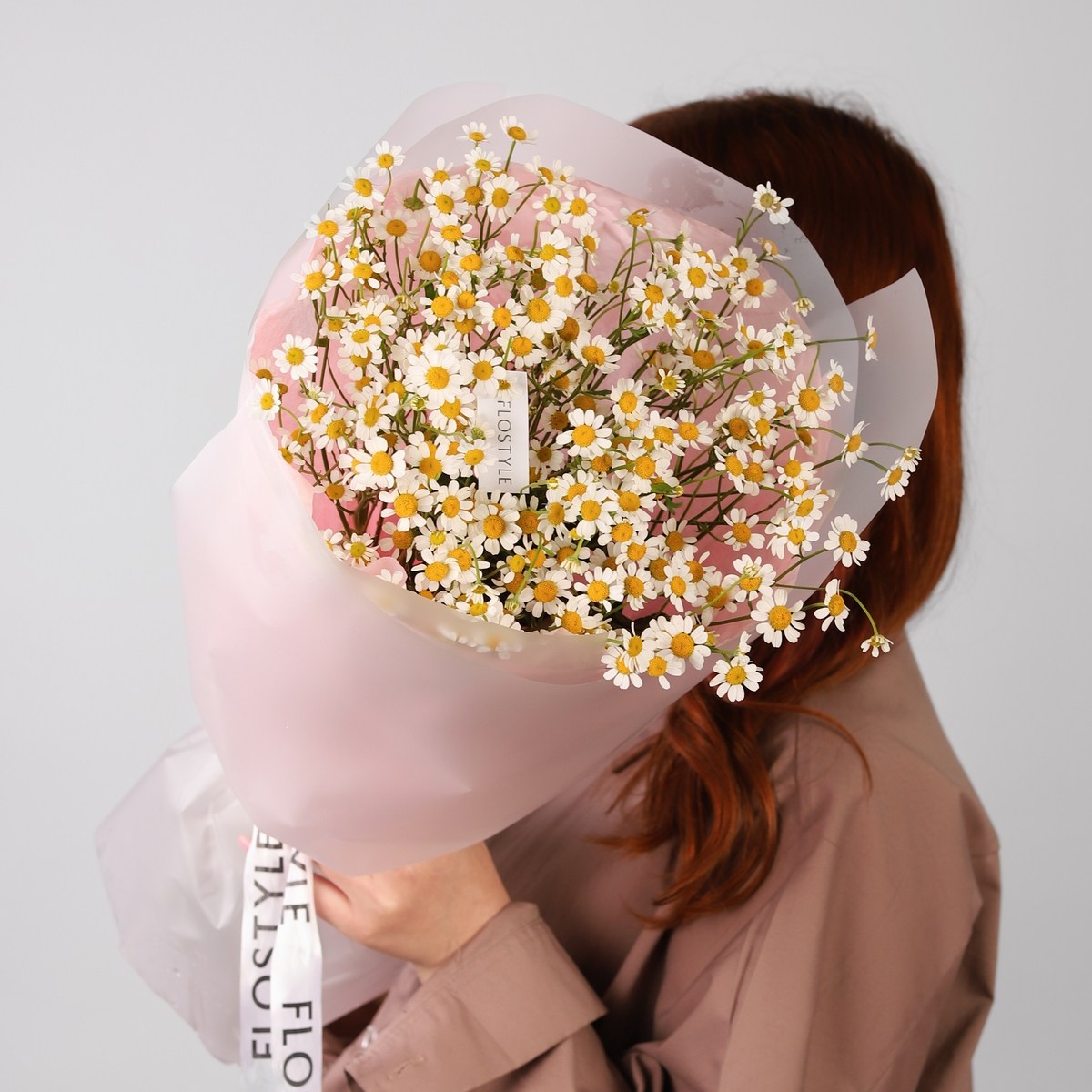 Букет ромашек танацетум 